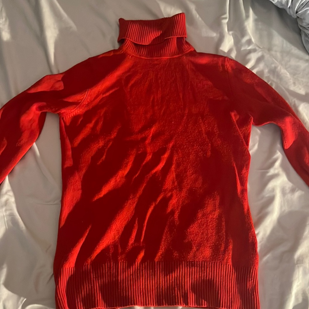 Red Turtleneck